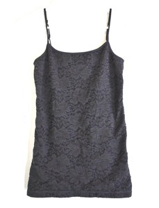 Aeropostale-Women-039-s-Medium-Lace-Favorite-Tank-Top-Cami-Black