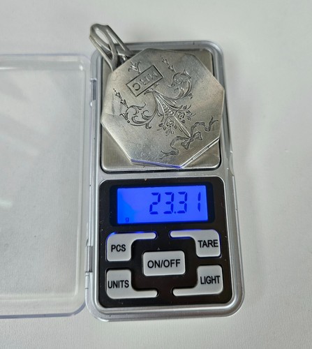 Antique 925 Sterling Silver Pocket Ashtray Compact - Picture 17 of 17