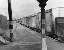 Railway carriages stored