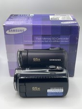 Samsung SMX-F50 SD Camcorder 65x Intelli-Zoom W/ Box Charger Tested