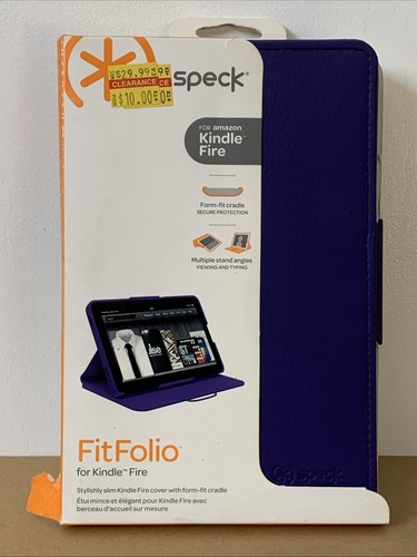 Speck - FitFolio Case for Kindle Fire - Purple Model: SPK-A1727 #C1 - Picture 5 of 10
