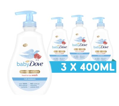 Baby Dove Rich Moisture Head to Toe Wash - Sanftes & pflegendes Haar und Körper...