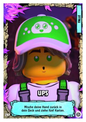 LEGO Ninjago Serie 8 Trading Card Nr. 207 - Ups - Fallenkarte