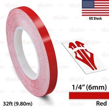 14 Roll Vinyl Pinstriping Pin Stripe Solid Line Car Tape Decals Stickers 6mm