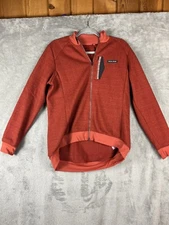 Pearl Izumi Cycling Jacket Womens Knit Orange XL Full Zip