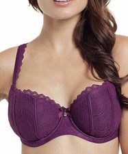 Panache Masquerade Angie Lace Overlay Underwire Balconette Bra