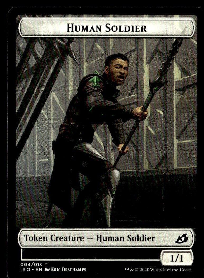 2020 Ikoria: Lair of Behemoths Tokens Human Soldier Token/Common #4