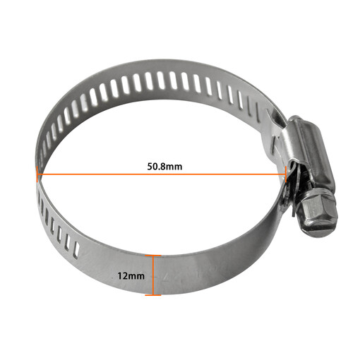 Ready Stock 8mm-120mm Stainless Steel Drive Hose Clamp Tri Clamp