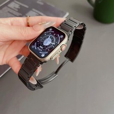 Cinturino orologio business in lega di titanio con regolatore per Apple Watch serie 1-10/ SE