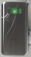 OEM Samsung Galaxy S7 Original Battery Door Glass Back Cover - Silver