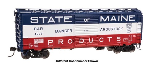 Walthers Mainline HO 45202 Bangor & Aroostook BAR #4295 40' vagón de carga soldado | Condition: New