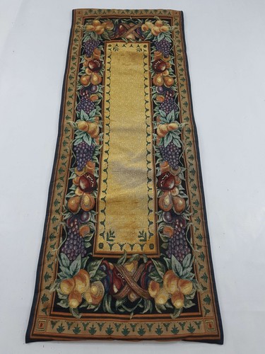 Vintage Floral Scene Wall Hanging Tapestry 168x64cms