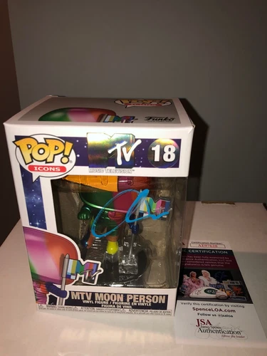 Ozuna MTV Moon Person #18 OzuTochi Afro Enoc Signed Autographed Funko Pop JSA