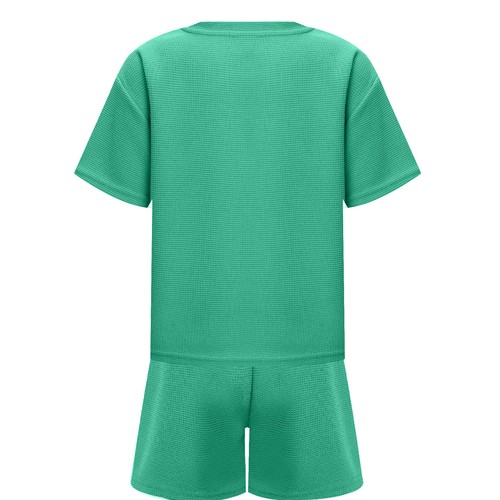 Unisex Kids Suit Training Outfit Sportswear Set Boys Team Sports Exercise Girls - Picture 31 of 54