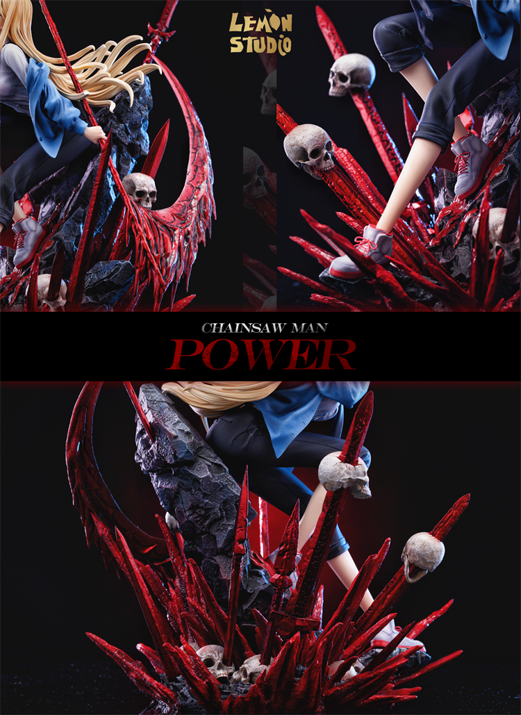 R18 Studio 1/4 Chainsaw Man Power Resin Statue - Devilness Toys