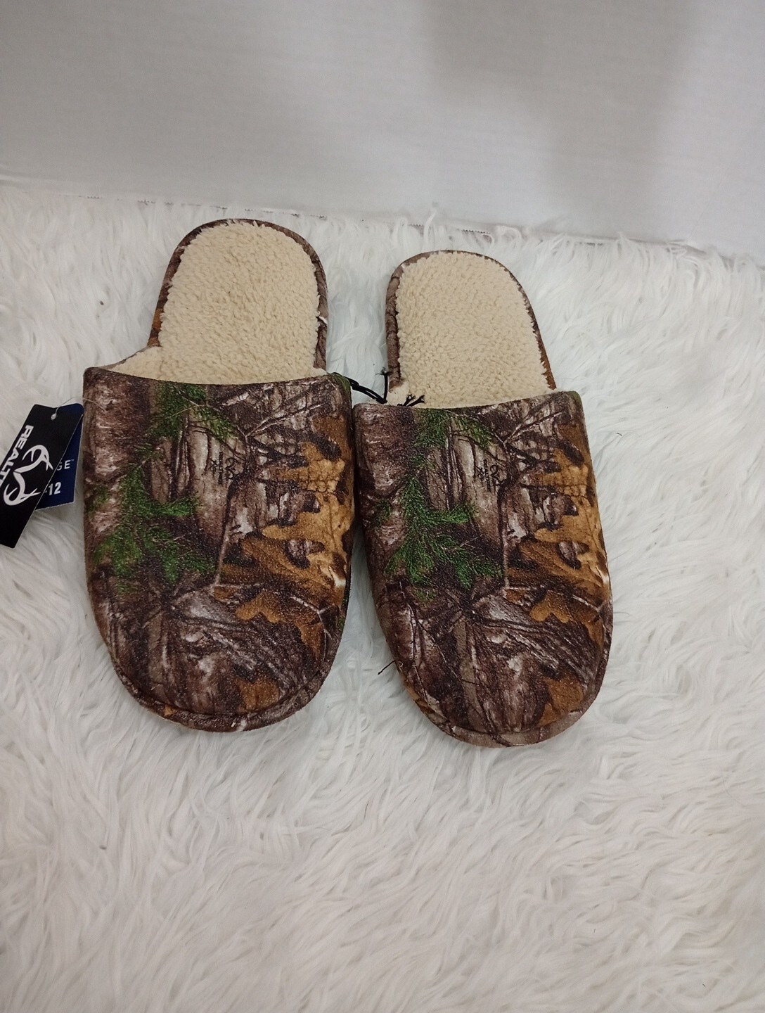 SAOLA Pantofole uomo mezza cupola George Realtree foderate 11 12 suola gomma