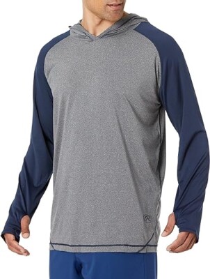 Sweat à Capuche Léger Rawlings Adulte - Hurler Graphite/royal - Taille XL Neuf