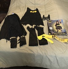 Rubies Girls Batgirl Halloween Costume Size 8-10 Complete