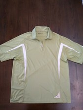 Nike Mens Golf 1/4 Polo Fit Dry Green Size Large
