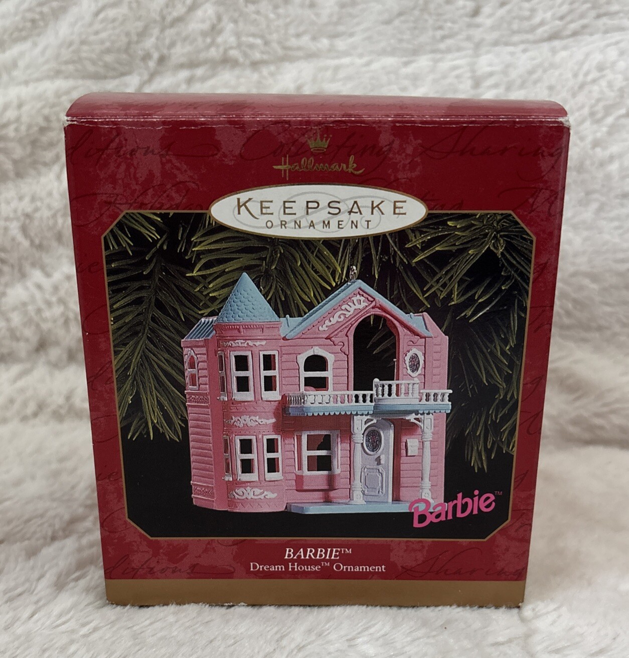 Vintage1999 Pink Barbie Dream House Hallmark Keepsake Ornament