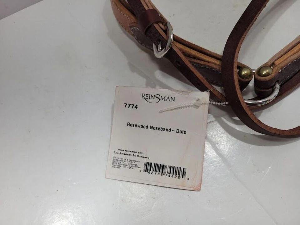 7774 ARNÉS DE PALO DE ROSA BANDA NASAL CON PUNTOS Foto 2 de 2