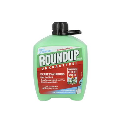 Roundup Express Fertigmischung 5 L Unkrautvernichter Unkrautfrei Herbizide - Bild 1 von 5