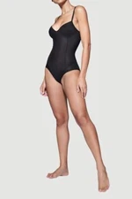 Item M6 Women's All Mesh V-Neck String Bodysuit Black Sz Small FYM5502000 - NWT