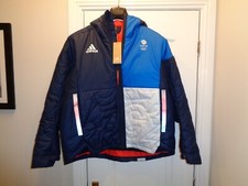 New Adidas Terrex Team Gb Myshelter Primaloft Insulated Hooded Jacket Xxl €220