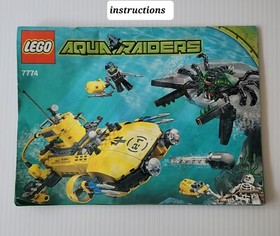 LEGO 7774 Aqua Raiders Crab Crusher 100% Complete w/Instructions & Box.