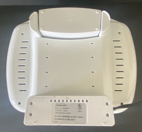 Sunbeam WM2686 Indoor Contact Grill Nonstick w Drip Pan Works Great !! - Picture 11 of 12