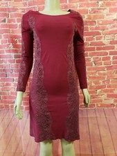 Wrap London Long Sleeve Women's Red Dress Size 2(US) 6(UK) Retail $479