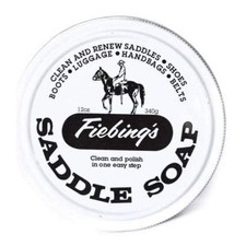 Fiebing's Saddle Soap, Leather Cleaner, Conditioner 12 oz - White - JUMBO CAN