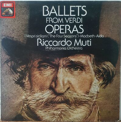 Ballets From Verdi Operas, Riccardo Muti 12  Vinyl LP Record