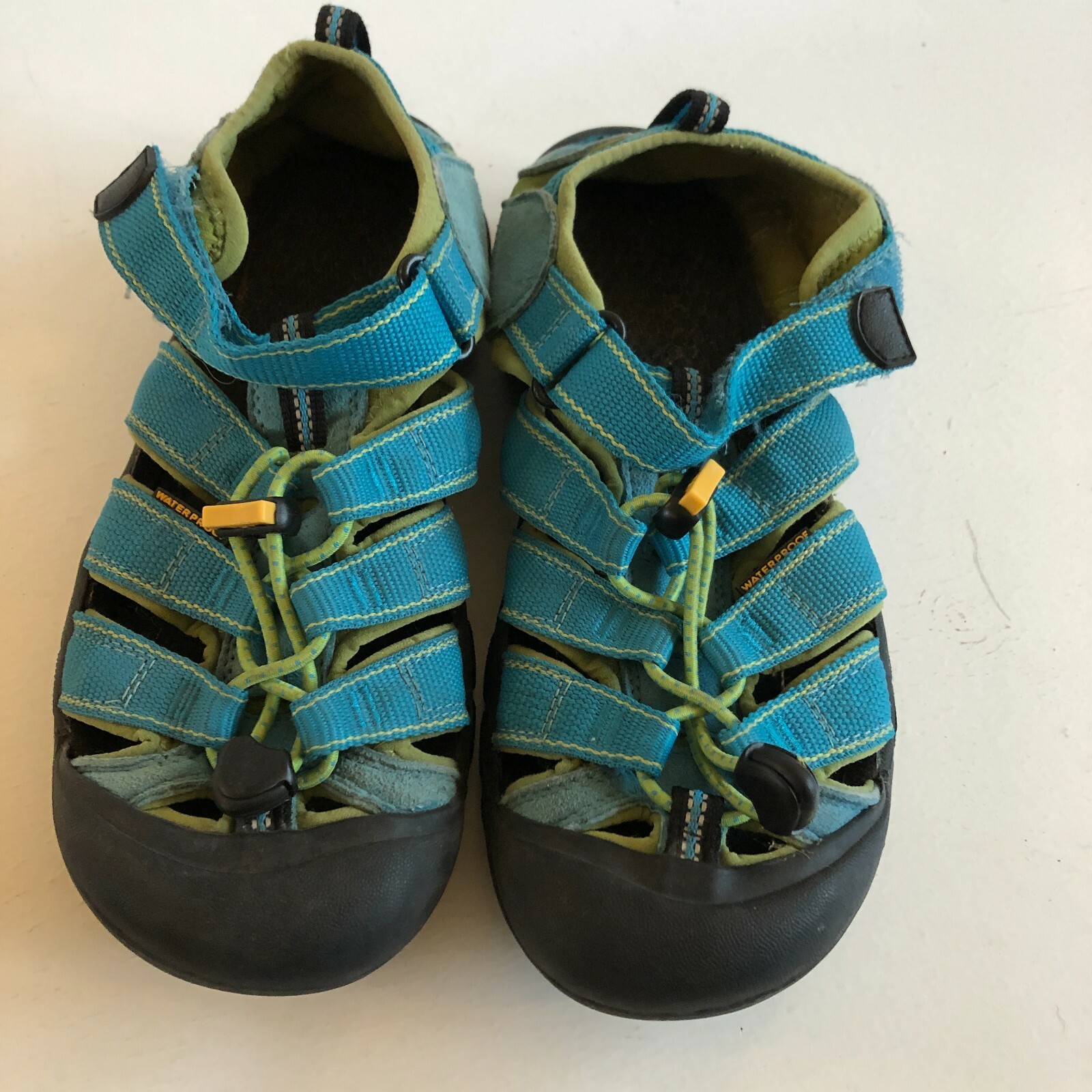 Sandali sportivi da trekking blu turchese Keen Newport H2 Youth taglia 4 EU 37 impermeabili