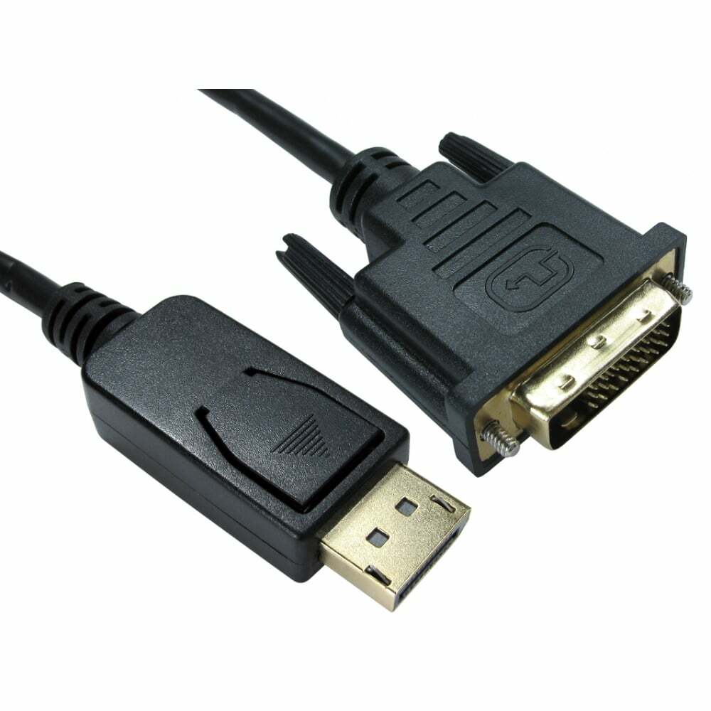 3m DisplayPort to DVI Cable - DisplayPort Male to DVI-D Male Lead Gold Plated