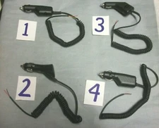 CIGARETTE LIGHTER ADAPTER PLUG FUSED WITH RED LIGHT ( PLUG ONLY NO END CONNECTOR