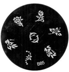 LIBERA SELEZIONE 16 stencil nail art stampaggio raschietto timbro unghie NUOVO - Foto 10 di 18