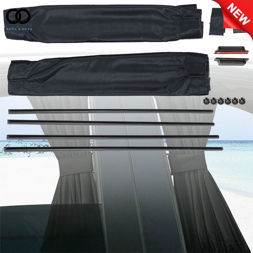 2PACK 50CM X 47CM ADJUSTABLE VIP CAR WINDOW CURTAIN SUNSHADE UV