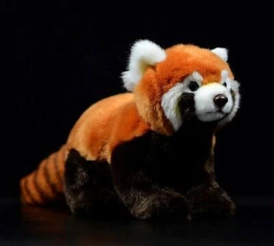 Juguetes de peluche panda mapache rojo de 11 pulgadas muñeca regalos para niños
