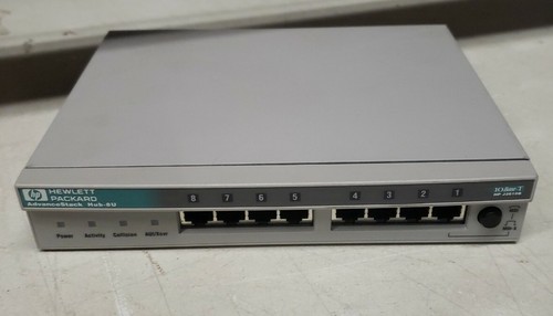 HP Hewlett Packard AdvanceStack Hub-8U 8-Port 10 Base-T J2610B External ...