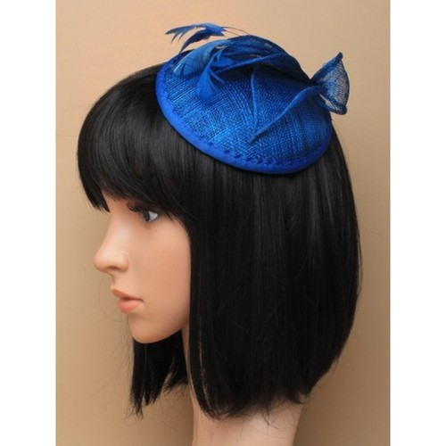 Kingfisher Blue Feather Fascinator 