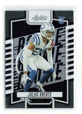 JULIUS BRENTS #169 RC 2023 PANINI ABSOLUTE COLTS