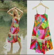 NWT ANTHROPOLOGIE FARM RIO SzM PALILA SPAGUETTI STRAPS Sz XS