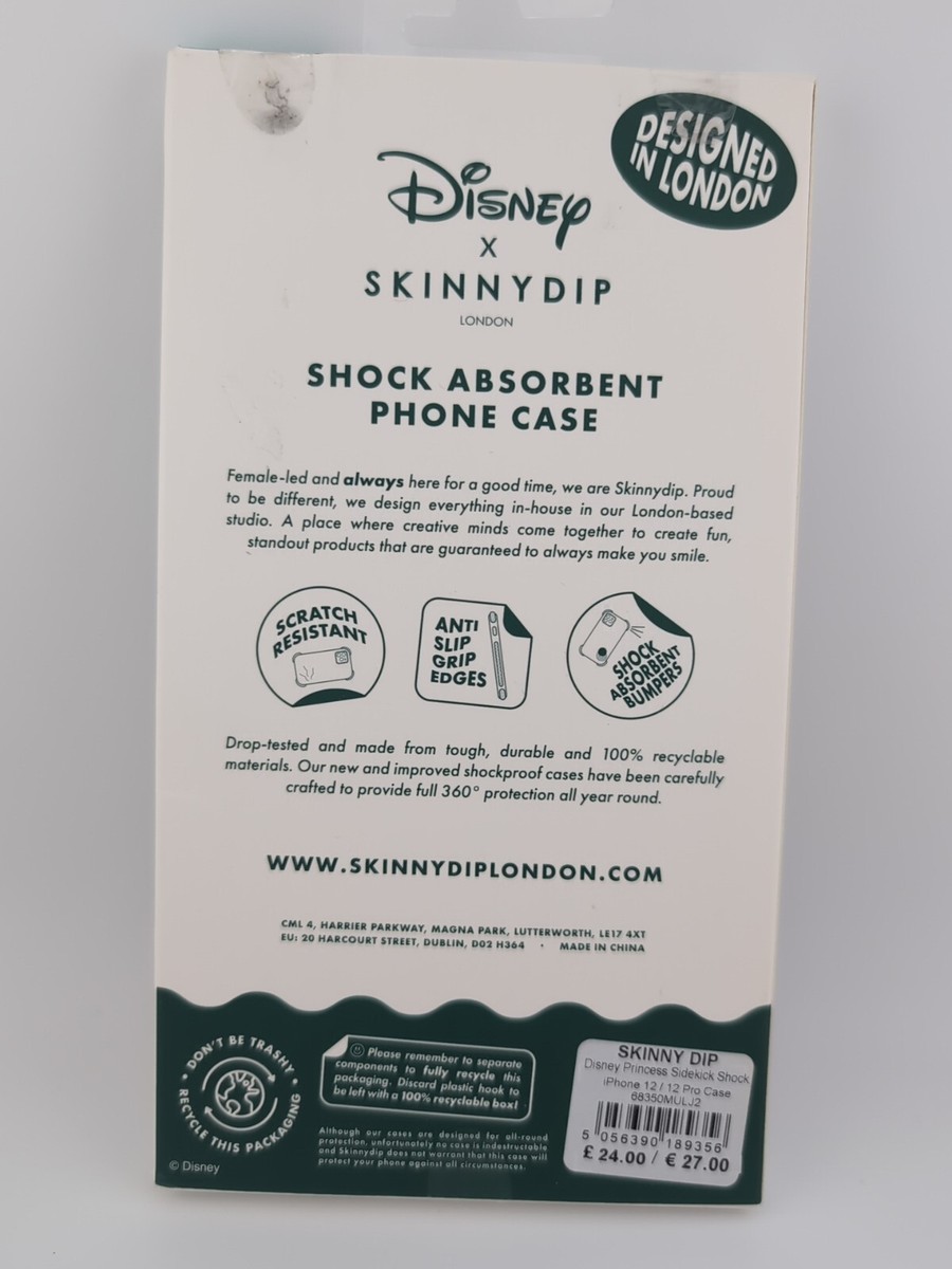 Skinnydip London DISNEY PRINCESS SIDEKICK SHOCK IPHONE 12