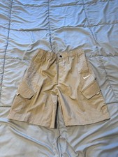 Nike Kids Sportswear Woven Cargo Shorts Khaki Tan FB1326-247 Size XL New w/ Tags