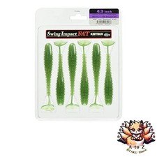 NEW Keitech Swing Impact Fat 2.8 inch #424 Lime Chart