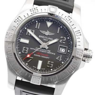 BREITLING Avenger II Seawolf A17331 Date gray Dial Automatic Men's Watch_956968