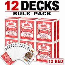 12 Decks Playing Cards Bulk Pack, Poker Size ...