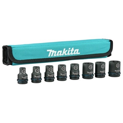 Makita E-16601 Impact Black Schlagnuss-Set 8-tlg. 1/2'' mit Tasche