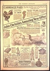 1924 Canadian John Christie ad Horse Saddles, Halters. Harness